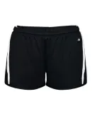 Alleson Athletic 7274 Women's Stride Shorts Black/ White