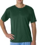 Alleson Athletic 7930 B-Core Placket Jersey in Forest