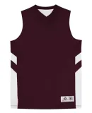 Alleson Athletic 8566 B-Pivot Rev. Tank Top Maroon/ White