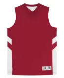 Alleson Athletic 8566 B-Pivot Rev. Tank Top Red/ White