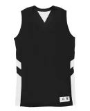 Alleson Athletic 8966 B-Pivot Rev. Women's Tank To Black/ White