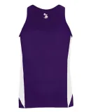 Alleson Athletic 8967 Stride Women's Singlet Purple/ White