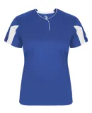 Alleson Athletic 6176 Women's Striker Placket Royal/ White