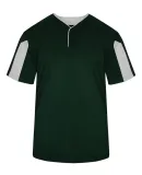 Alleson Athletic 2976 Youth Striker Placket in Forest/ white