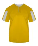 Alleson Athletic 2976 Youth Striker Placket in Gold/ white