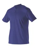 Alleson Athletic 522MM Baseball Two Button Henley  Royal