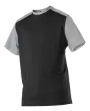 Alleson Athletic 532CJ Crewneck Baseball Jersey Black/ Silver