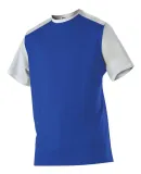 Alleson Athletic 532CJ Crewneck Baseball Jersey Royal/ White