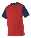 Alleson Athletic 532CJ Crewneck Baseball Jersey Red/ Navy