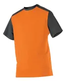 Alleson Athletic 532CJ Crewneck Baseball Jersey Orange/ Black