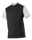 Alleson Athletic 532CJY Youth Crewneck Baseball Je Black/ White