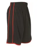 Alleson Athletic 535P Basketball Shorts Black/ Red