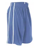 Alleson Athletic 535P Basketball Shorts Columbia Blue/ White