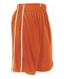 Alleson Athletic 535P Basketball Shorts Orange/ White