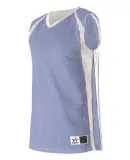 Alleson Athletic 54MMR Reversible Basketball Jerse Columbia Blue/ White