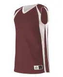 Alleson Athletic 54MMR Reversible Basketball Jerse Maroon/ White