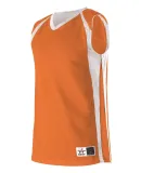 Alleson Athletic 54MMR Reversible Basketball Jerse Orange/ White