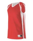 Alleson Athletic 54MMR Reversible Basketball Jerse Red/ White