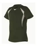 Alleson Athletic 552JW Women's Short Sleeve Fastpi in Forest/ white