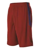 Alleson Athletic 589PSPY Youth Single Ply Reversib in Red/ navy
