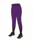 Alleson Athletic 605PBW Women's Belt Loop Fast-Pit Purple