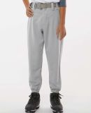 Alleson Athletic 605PY Youth Baseball Pants in Grey