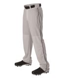 Alleson Athletic 605WLB Baseball Pants With Braid in Grey/ navy