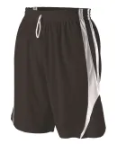 Alleson Athletic 54MMP Reversible Basketball Short Black/ White