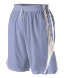 Alleson Athletic 54MMP Reversible Basketball Short Columbia Blue/ White