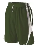 Alleson Athletic 54MMP Reversible Basketball Short Forest/ White