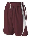 Alleson Athletic 54MMP Reversible Basketball Short Maroon/ White