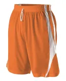 Alleson Athletic 54MMP Reversible Basketball Short Orange/ White