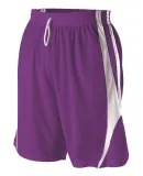 Alleson Athletic 54MMP Reversible Basketball Short Purple/ White