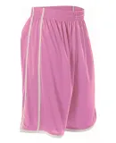 Alleson Athletic 535PW Women's Basketball Shorts Pink/ White