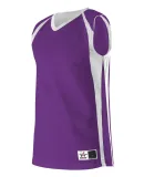 Alleson Athletic 54MMRW Women's Reversible Basketb Purple/ White