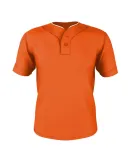 Alleson Athletic 52MTHJ Two Button Mesh Baseball J Orange/ White