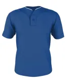 Alleson Athletic 52MTHJY Youth Two Button Mesh Bas in Royal/ white