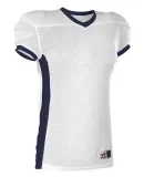 Alleson Athletic 750E Football Jersey in White/ navy