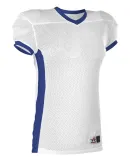 Alleson Athletic 750EY Youth Football Jersey in White/ royal