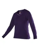 Alleson Athletic 831VLJG Girls' Dig Long Sleeve Vo Purple