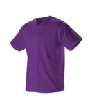 Alleson Athletic 52MBFJY Youth Full Button Lightwe Purple