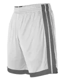 Alleson Athletic 538PW Women's Single Ply Basketba White/ Charcoal