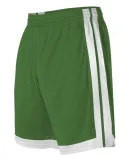 Alleson Athletic 538P Single Ply Basketball Shorts Kelly/ White