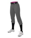 Alleson Athletic 615PSW Women's Belted Speed Premi Charcoal