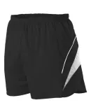 Alleson Athletic R1LFP Loose Fit Track Shorts in Black/ white