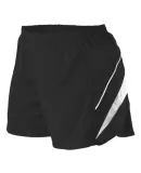 Alleson Athletic R1LFPW Women's Loose Fit Track Sh Black/ White