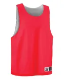 Alleson Athletic LP001Y Youth Lacrosse Reversible  in Hot coral/ white