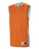 Alleson Athletic 589RSPW Women's Single Ply Revers in Orange/ white
