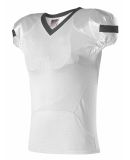 Alleson Athletic 754 Pro Flex Cut Belt Length Foot in White/ black