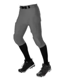 Alleson Athletic 675NF No Fly Football Pants with  Charcoal